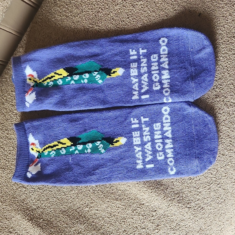 NWOT Mens Friends Socks One size purple yellow green white